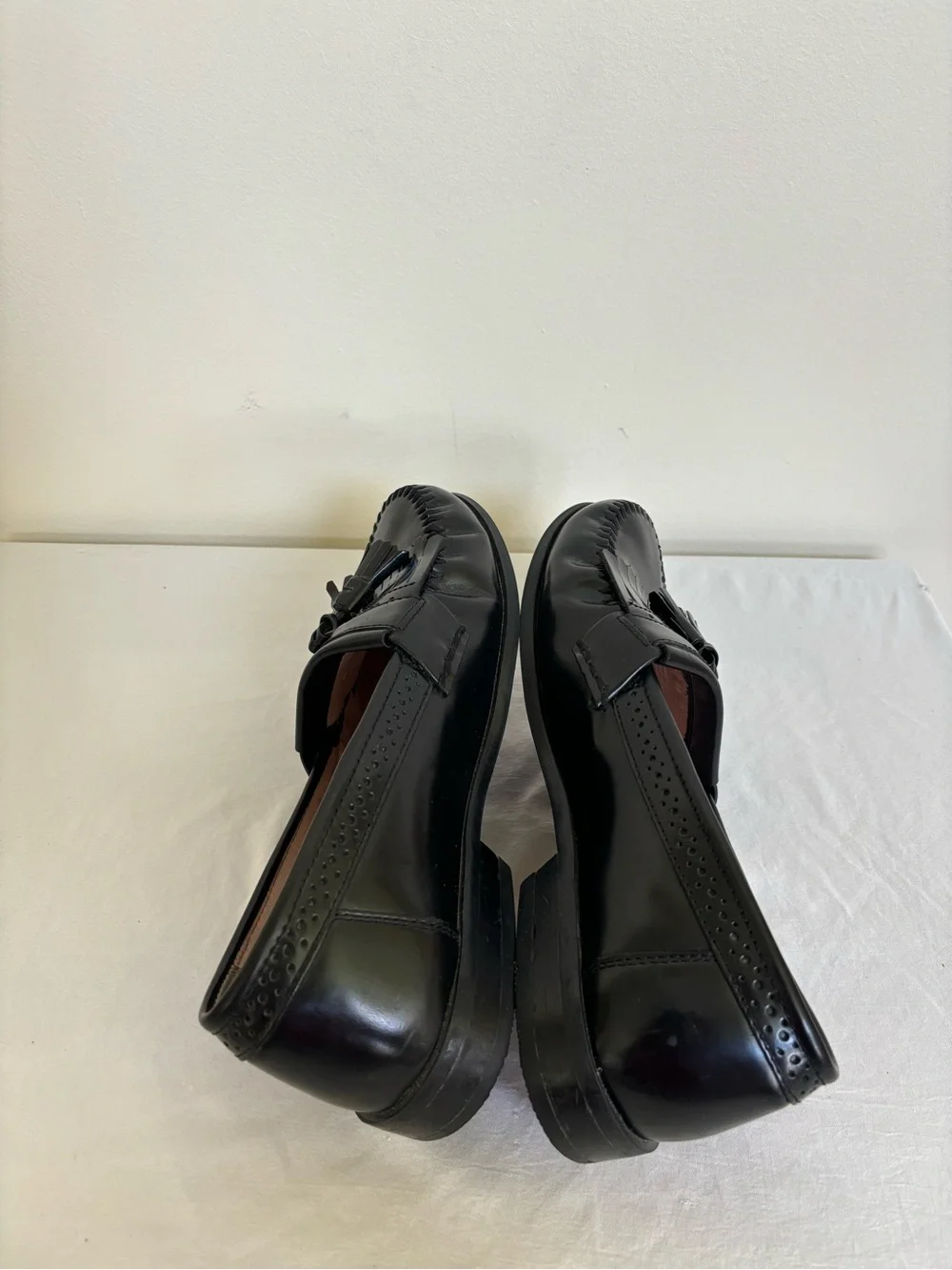 GH Bass Grammar Loafers Tassel Size 9 Mens Wide black